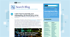 Desktop Screenshot of agsearchblog.com